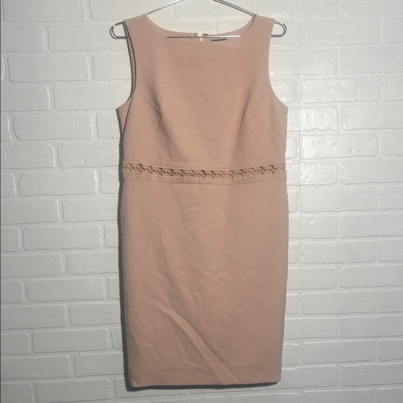 Ann Taylor Dresses & Skirts - Ann Taylor Womens Dress Elegant Sleeveless Light Pink Sheath Dress Cocktail 8P